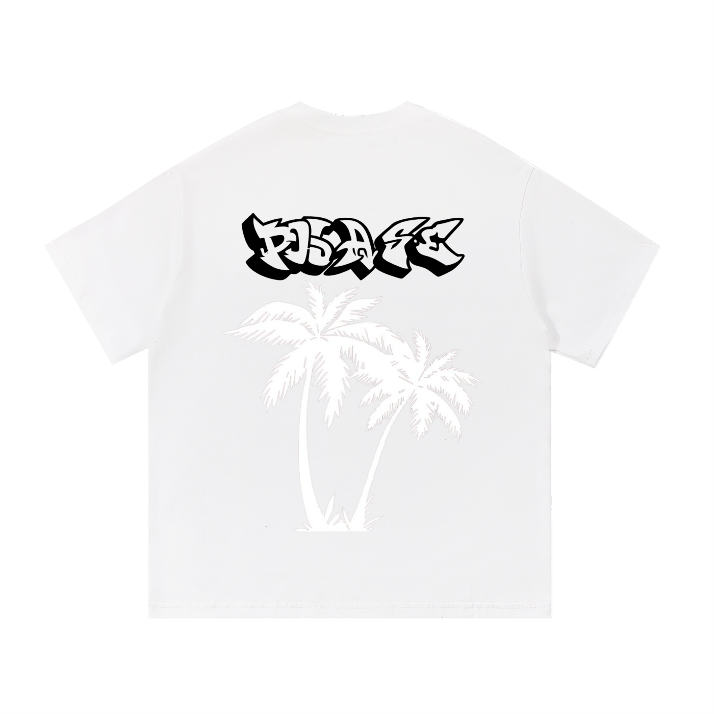 Phase Co Graffiti Cotton T-Shirt
